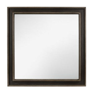Ellendale Dresser Mirror RUSTIC MAHOGANY/DARK EBONY
