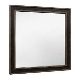 Ellendale Dresser Mirror RUSTIC MAHOGANY/DARK EBONY