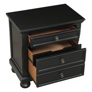 Laurelin Night Stand BLACK