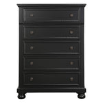 Laurelin 5 Drawer Chest BLACK