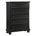 Laurelin 5 Drawer Chest BLACK