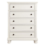 Laurelin 5 Drawer Chest WHITE