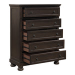 Begonia 5 Drawer Chest GREYISH BROWN
