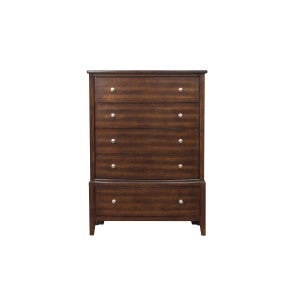 Cotterill 5 Drawer Chest DARK CHERRY