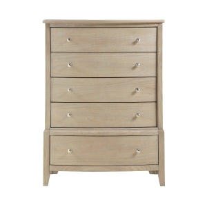 Cotterill 5 Drawer Chest BEIGE