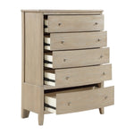 Cotterill 5 Drawer Chest BEIGE