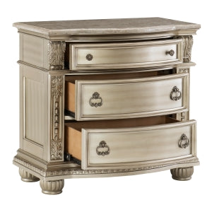 Cavalier Night Stand SILVER
