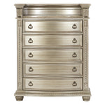 Cavalier 5 Drawer Chest SILVER