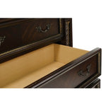 Catalonia 5 Drawer Chest DARK CHERRY