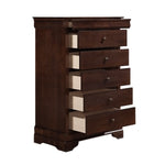 Abbeville 6 Drawer Chest DARK CHERRY
