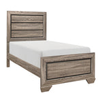 Twin Beechnut Bed NATURAL