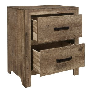 Mandan Night Stand WEATHERED PINE