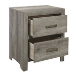 Mandan Night Stand WEATHERED GREY