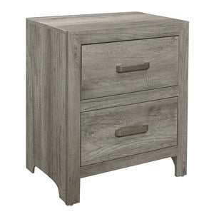 Mandan Night Stand WEATHERED GREY