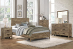 Mandan Queen Bed WEATHERED PINE