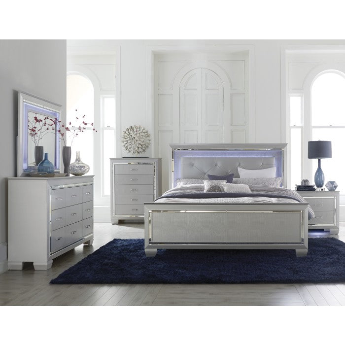 Allura 5 Drawer Chest SILVER