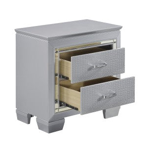 Allura Night Stand Silver