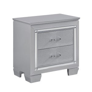 Allura Night Stand Silver