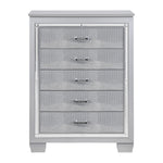 Allura 5 Drawer Chest SILVER