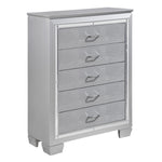Allura 5 Drawer Chest SILVER