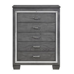 Allura 5 Drawer Chest GREY