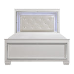 Allura Queen Bed W/LED WHITE