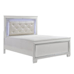 Allura Queen Bed W/LED WHITE