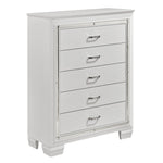 Allura 5 Drawer Chest WHITE