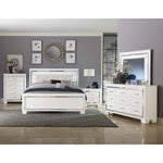Allura Dresser Mirror W/LED - WHITE