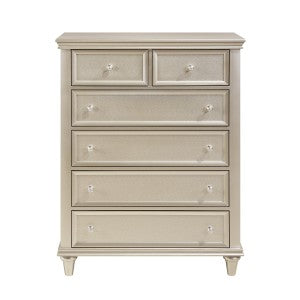 Celandine 5 Drawer Chest SILVER