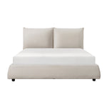Linna Queen Platform Bed BEIGE