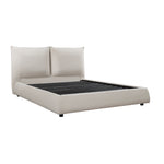 Linna Queen Platform Bed BEIGE