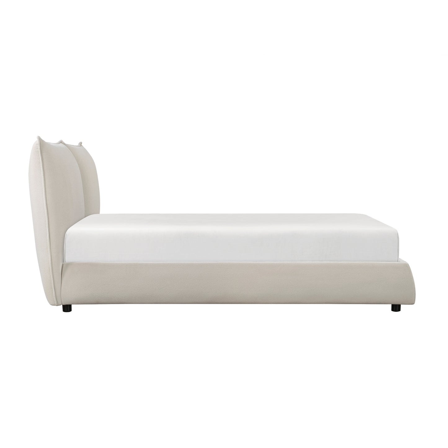 Linna Queen Platform Bed BEIGE