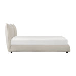 Linna Queen Platform Bed BEIGE