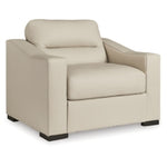 Treasure Trove Leather Chair and a Half ALMOND
