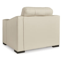 Treasure Trove Leather Chair and a Half ALMOND