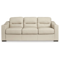 Treasure Trove 100% Leather Sofa ALMOND