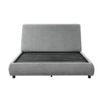 Alford Queen Platform Bed GREY