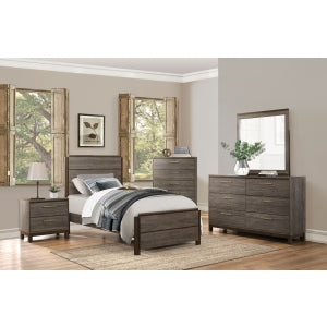 Vestavia Twin Bed ANTIQUE GREY