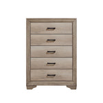 Lonan 5 Drawer Chest NATURAL
