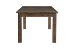 Jerrick 5pcs Dining Table SOLID WOOD-BURNISHED BROWN