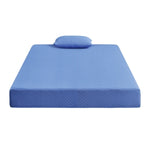 Leo 7" Full Gel-Infused Memory Foam Blue