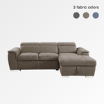 Connor 2-Piece Sleeper Sectional (Blue)