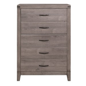 Woodrow 5 Drawer Chest BROWNISH GREY