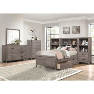 Woodrow 3pc Set Twin Wall Bed