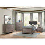 Twin Woodrow Bed BROWNISH GREY