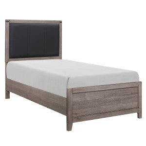 Twin Woodrow Bed BROWNISH GREY