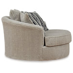 Calnita Oversized Swivel Accent Chair SISAL