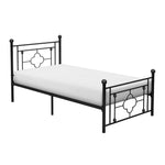 Morris Twin Platform Bed BLACK