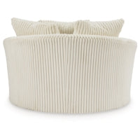 Lindyn Oversized Swivel Accent Chair IVORY